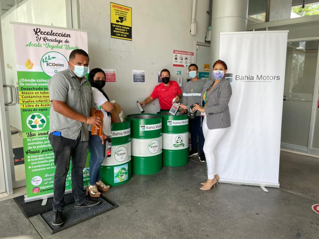 Bahia Motors inaugura sus puntos verdes para clientes, colaboradores y público general durante la semana nacional de reciclaje