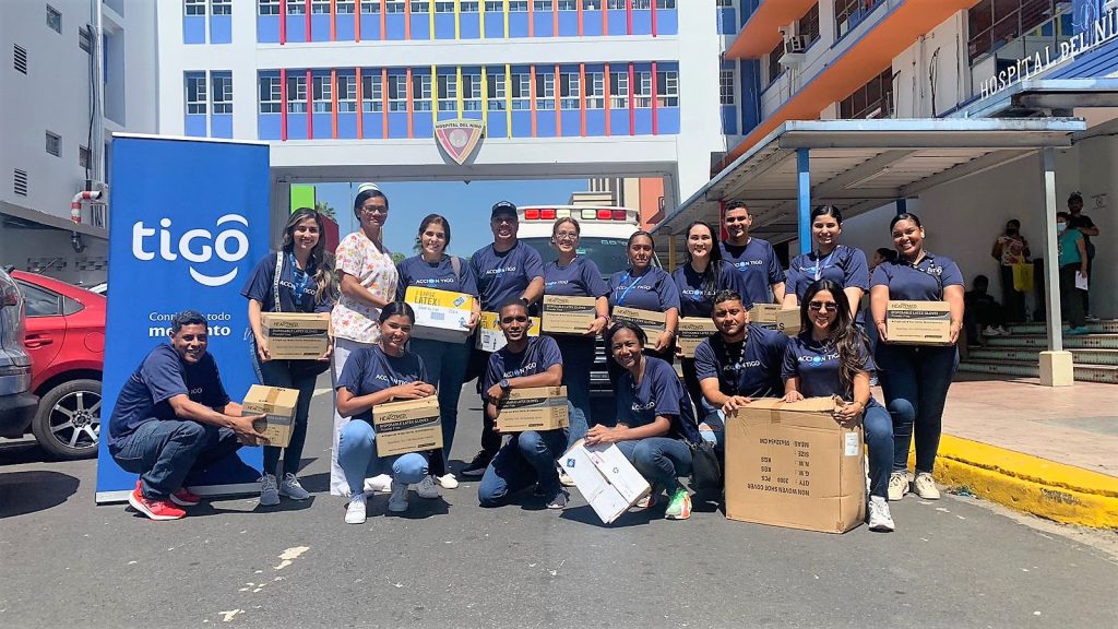 Voluntarios de Tigo apoyan al Hospital del Niño con Importantes Insumos Médicos.