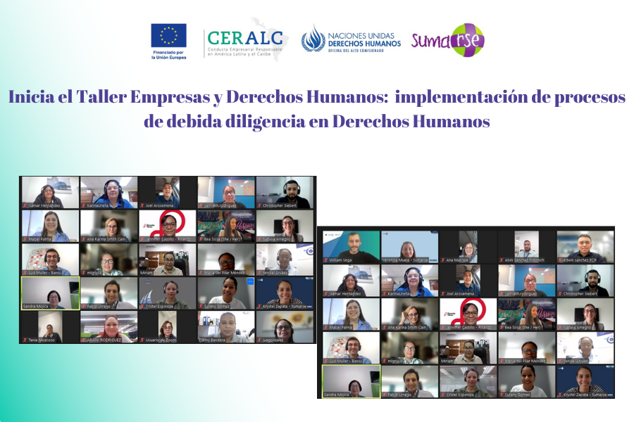 Inicia el Taller Empresas y Derechos Humanos: implementación de procesos de debida diligencia en Derechos Humanos