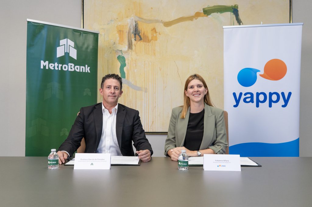 MetroBank y Yappy firman convenio para fortalecer la experiencia digital de sus clientes