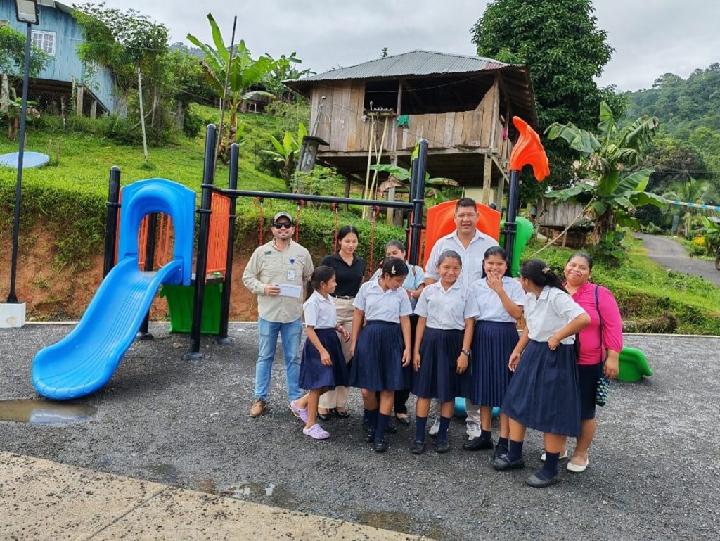 Nuevos espacios de recreación fortalecen la convivencia infantil y comunitaria en Chiriquí Grande