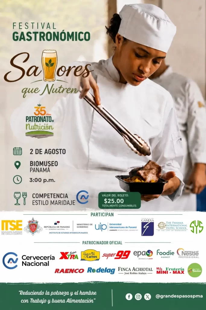 Adquiere tus boletos y sé parte de “Sabores que Nutren” Festival Gastronómico 2026